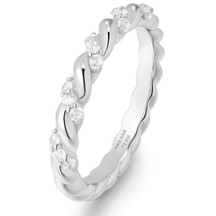 Ania Haie Ring Luna Gaze Silber