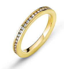 Eternity Ring Gelbgold 750 mit 45 Brillanten Kanalfassung