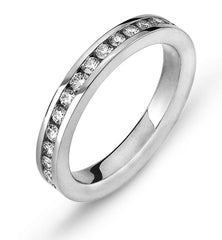 Eternity Ring Weissgold 750 mit Brillanten in Kanalfassung
