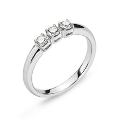 Ring Trilogy Weissgold 750 mit 3 Brillanten