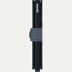 Secrid Miniwallet Matte Grey Black mit Gravur - MM-Grey-Black