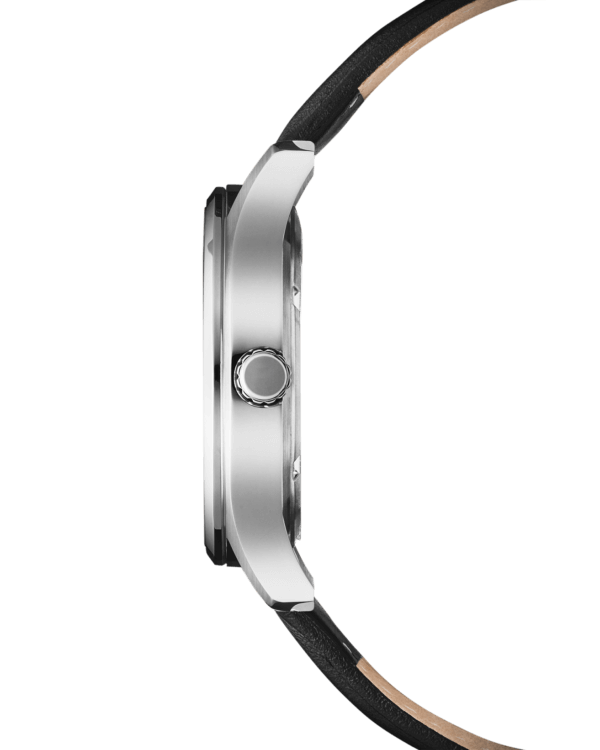 Swiss Military Silber Leder