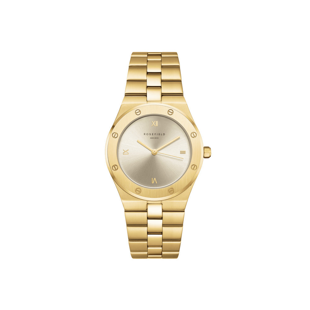 Rosefield Rose Damenuhr mit Edelstahlarmband