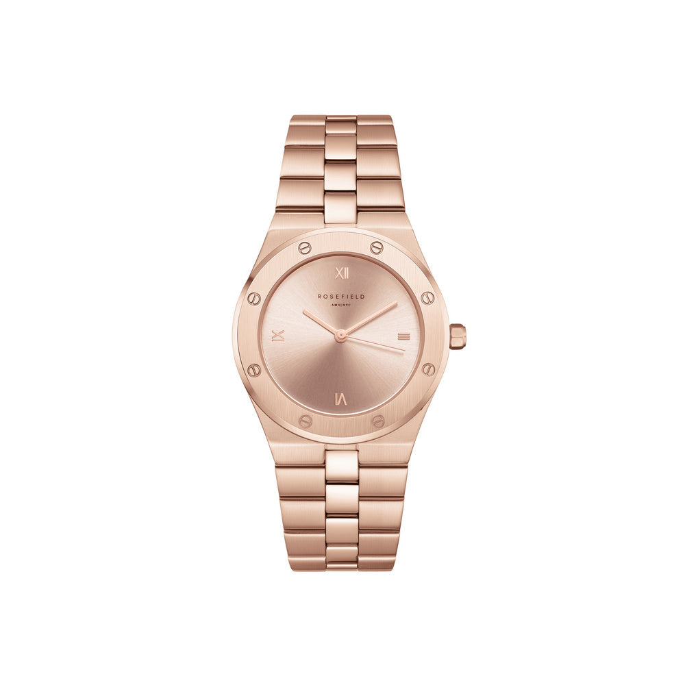 Rosefield Rose Damenuhr mit Edelstahlarmband