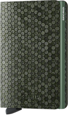Secrid Slimwallet Hexagon Green mit Gravur - SHe-Green