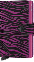 Secrid Miniwallet Zebra Fuchsia mit Gravur - MZe-Fuchsia