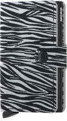Secrid Miniwallet Zebra Light Grey mit Gravur - MZe-Light Grey