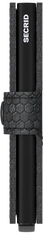 Secrid Miniwallet Hexagon Black mit Gravur - MHe-Black