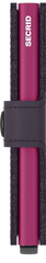 Secrid Miniwallet Matte Dark Purple Fuchsia mit Gravur - MM-Dark Purple-Fuchsia