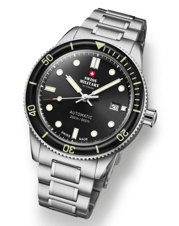 Swiss Military Automatik Taucheruhr für Herren - SMA34106.01