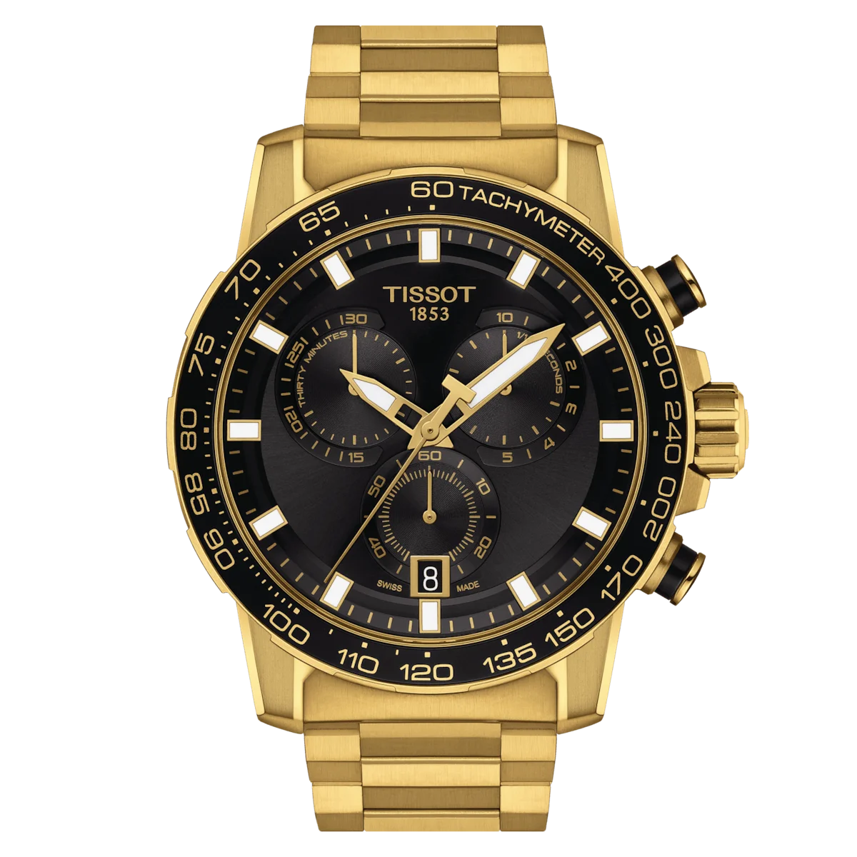 Tissot Supersport Chrono Herrenuhr in Gelbgold - T125.617.33.051.01