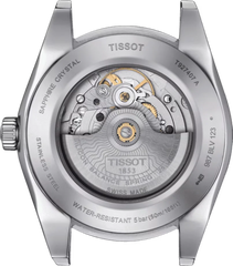 Tissot Gentleman Powermatic 80 Silicium Solid 18k Gold Bezel Herrenuhr - T927.407.46.291.01