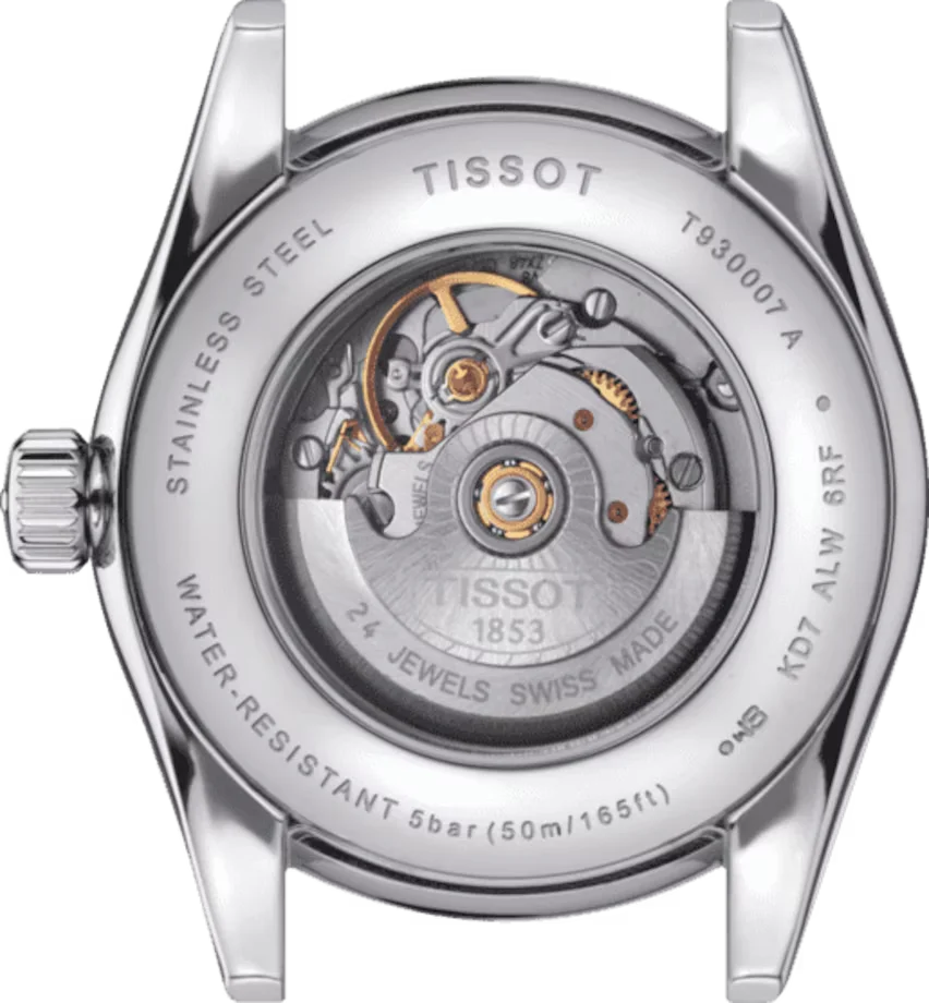 Tissot T-My Lady Automatic 18K Gold Bezel Damenuhr - T930.007.46.041.00