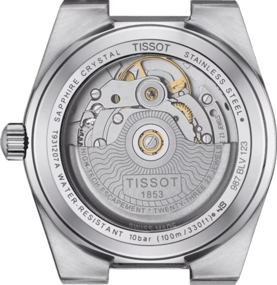 Tissot PRX 35mm Powermatic 80 Steel & 18K Gold Bezel Damenuhr - T931.207.41.336.00