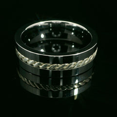 Partnerringe Tungsten/Silber - TUS-121/7