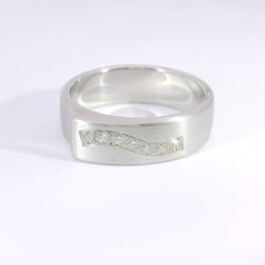 Partnerringe Silber 925 rhodiniert mit Zirkonia – LS-03/6 & LS-04/6