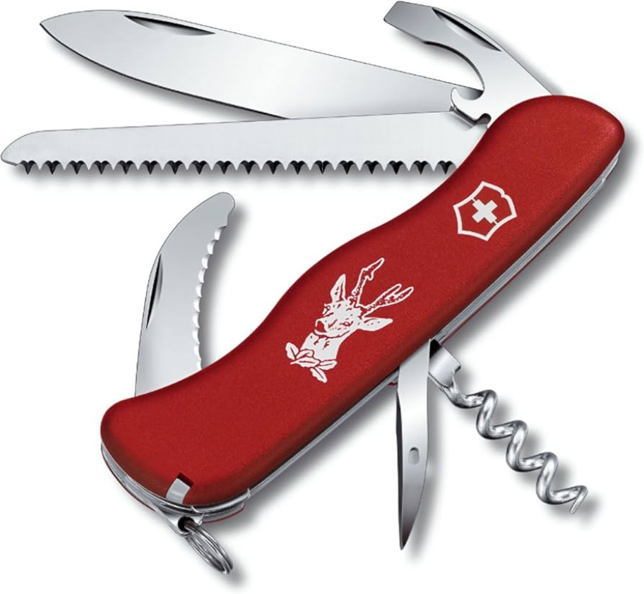 Victorinox Hunter Taschenmesser in Rot mit gratis Gravur - 0.8873