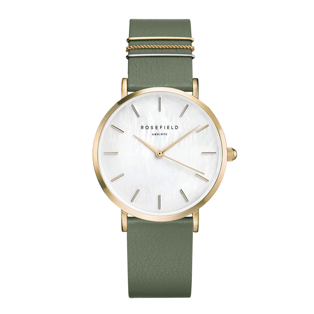 Rosefield WEST VILLAGE Damenuhr mit Lederarmband