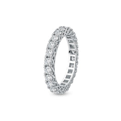 18 Karat Weissgold Diamantring mit Krappenfassung - YZ00402