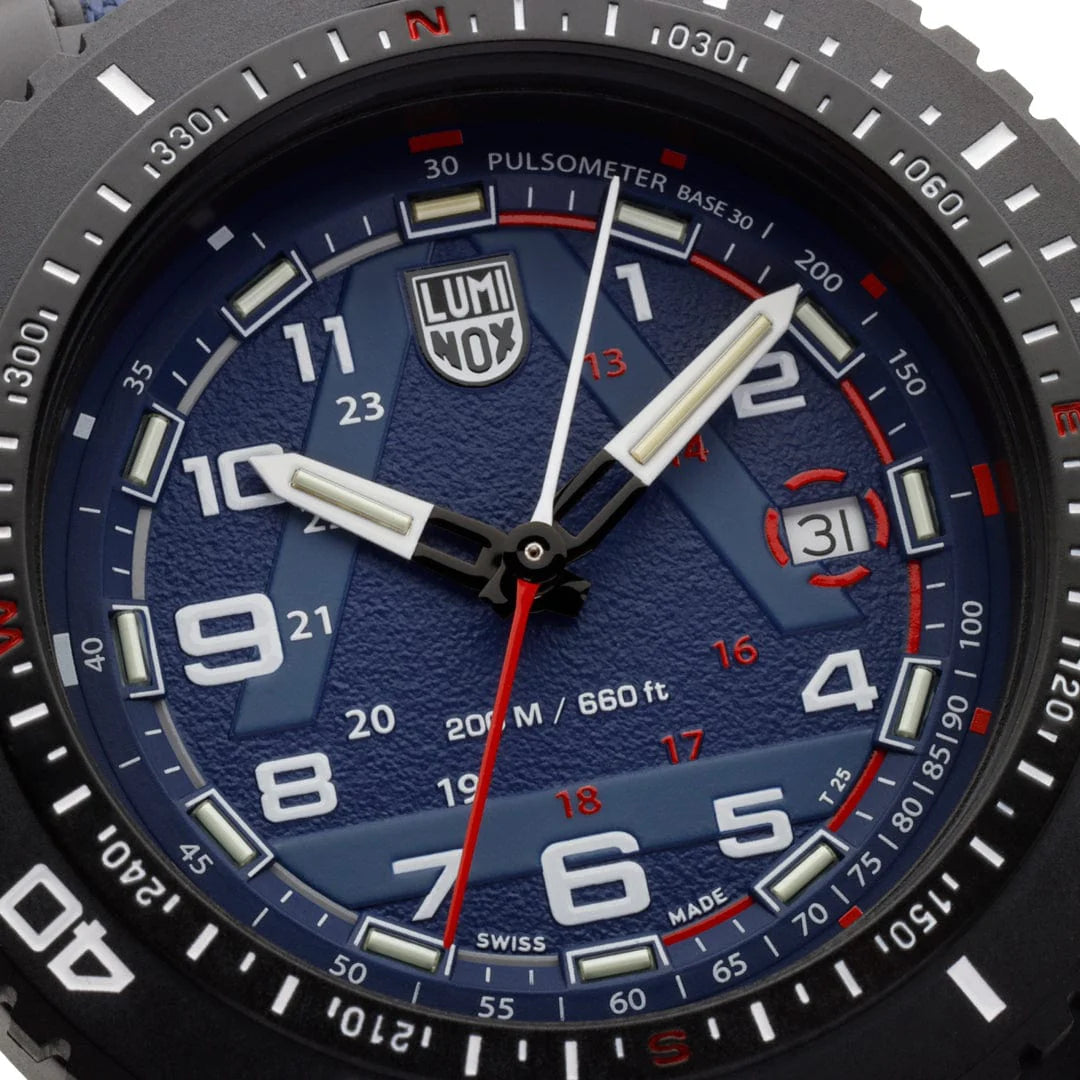 Luminox ICE-SAR 45mm Outdoor Uhr Schwarz Blau