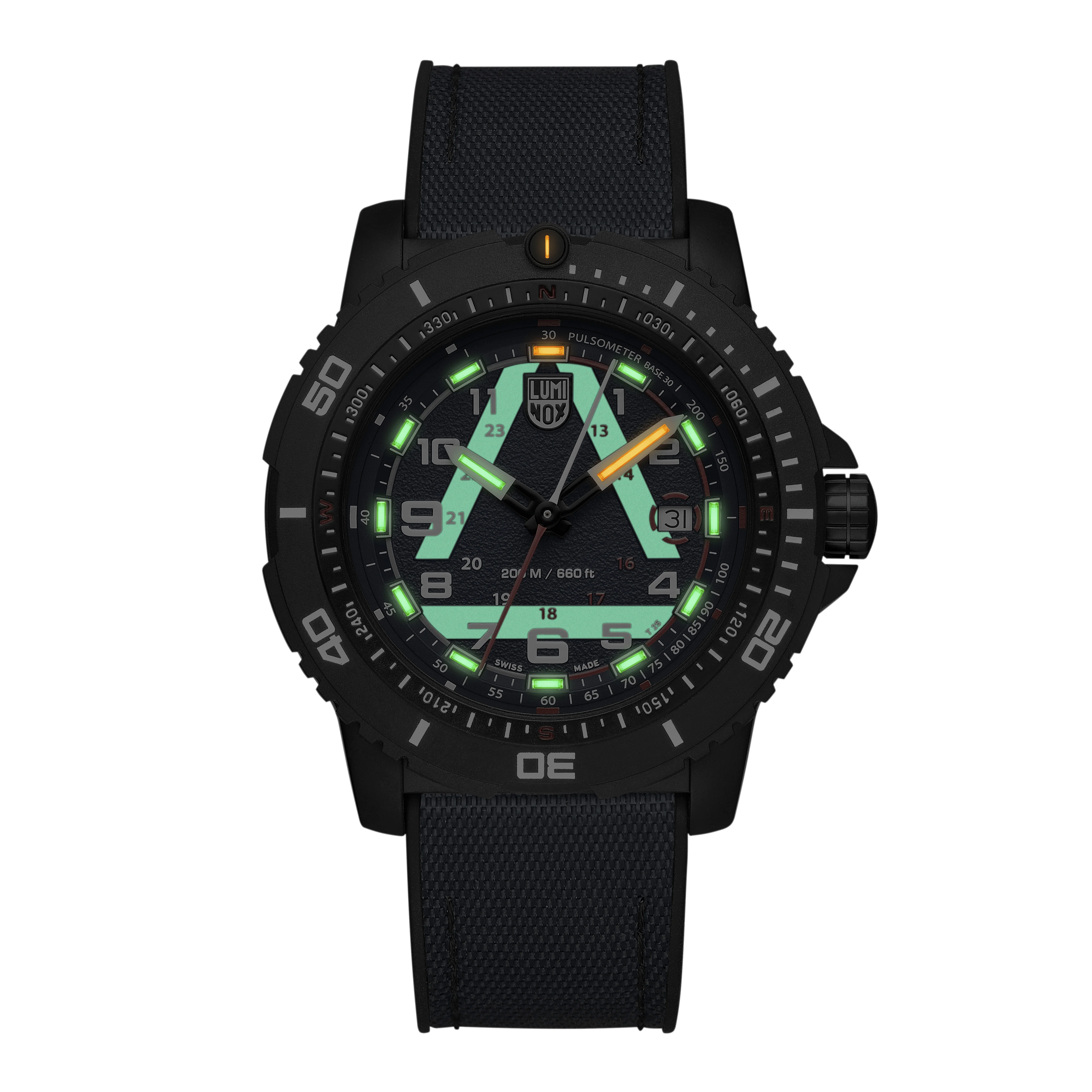 Luminox ICE-SAR 45mm Outdoor Uhr Schwarz Blau