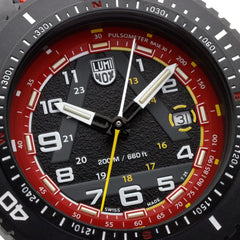 Luminox ICE-SAR Limited Edition 45mm Outdoor Uhr Schwarz Rot