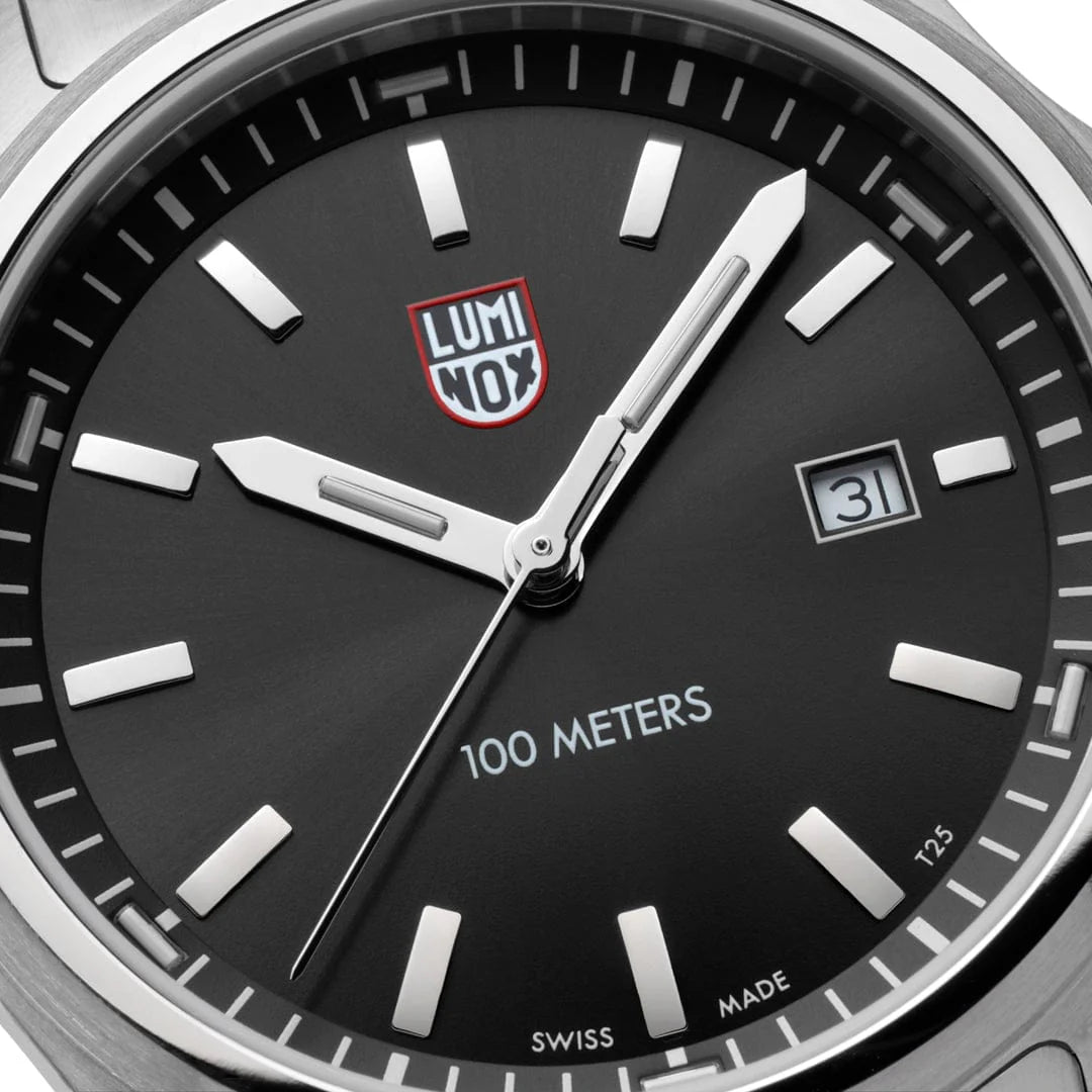 Luminox Dress Field 43mm Sport Uhr Edelstahl