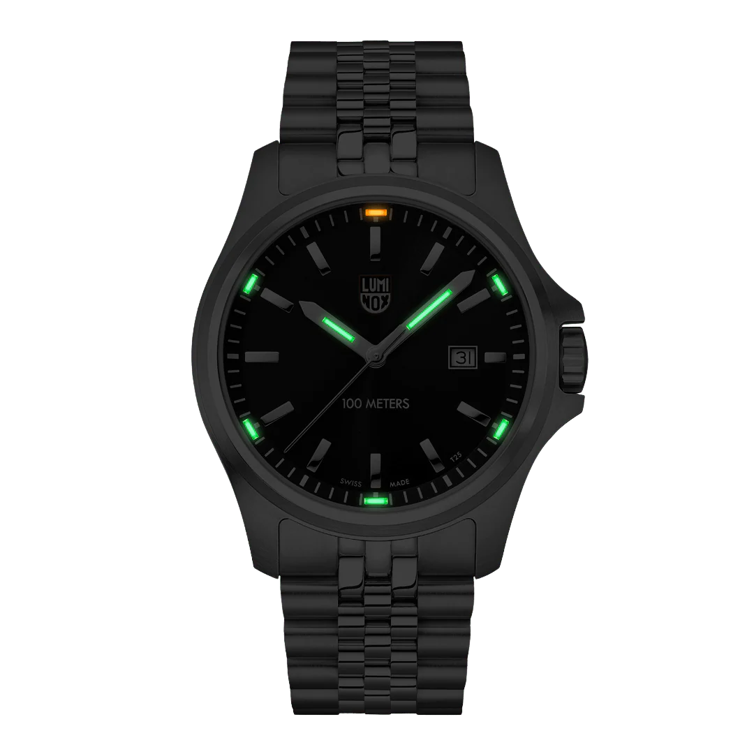 Luminox Dress Field 43mm Sport Uhr Edelstahl