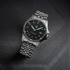 Luminox Dress Field 43mm Sport Uhr Edelstahl