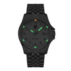 Luminox Dress Field 43mm Sport Uhr Edelstahl Weiss
