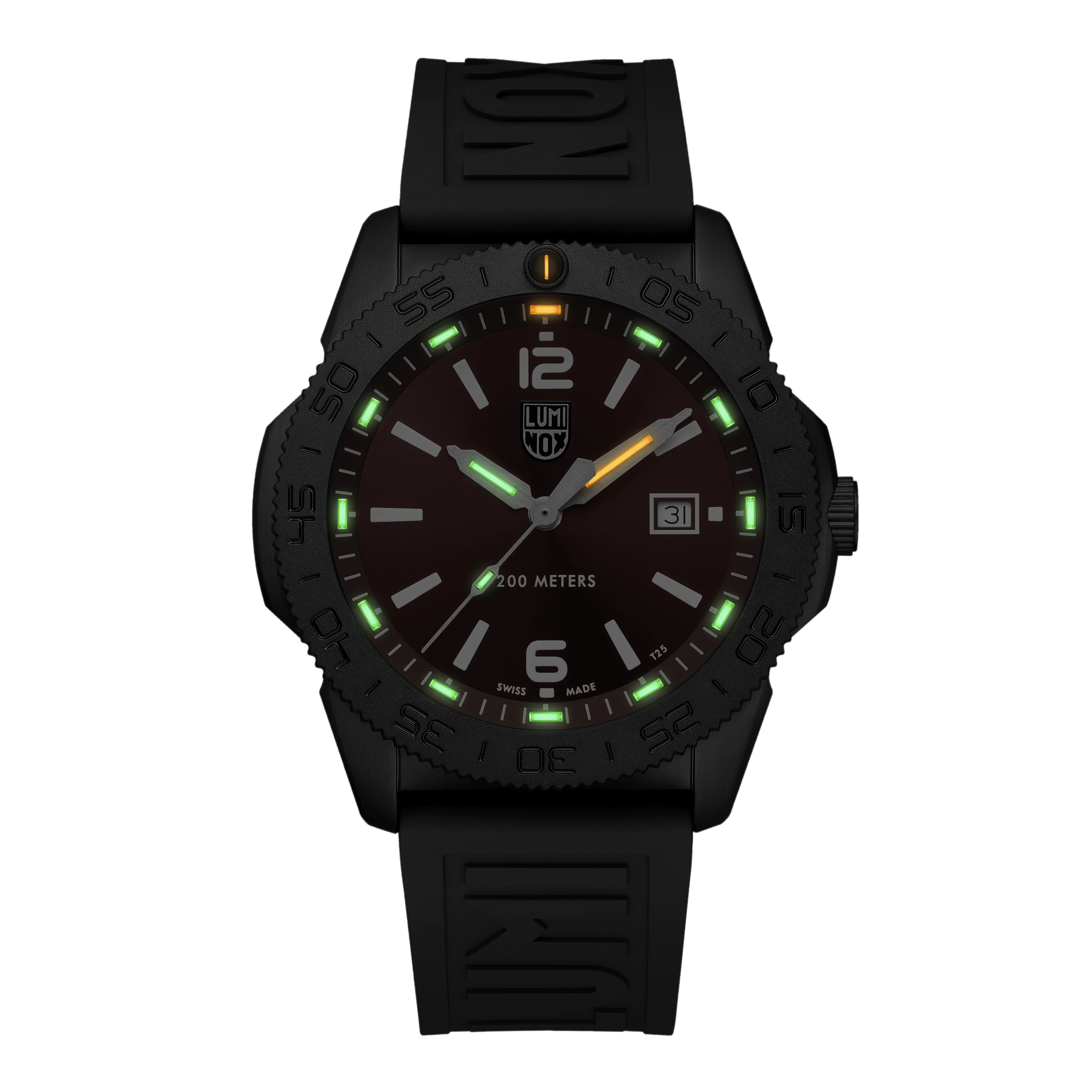 Luminox Pacific Diver 44mm Taucheruhr Schwarz Rot