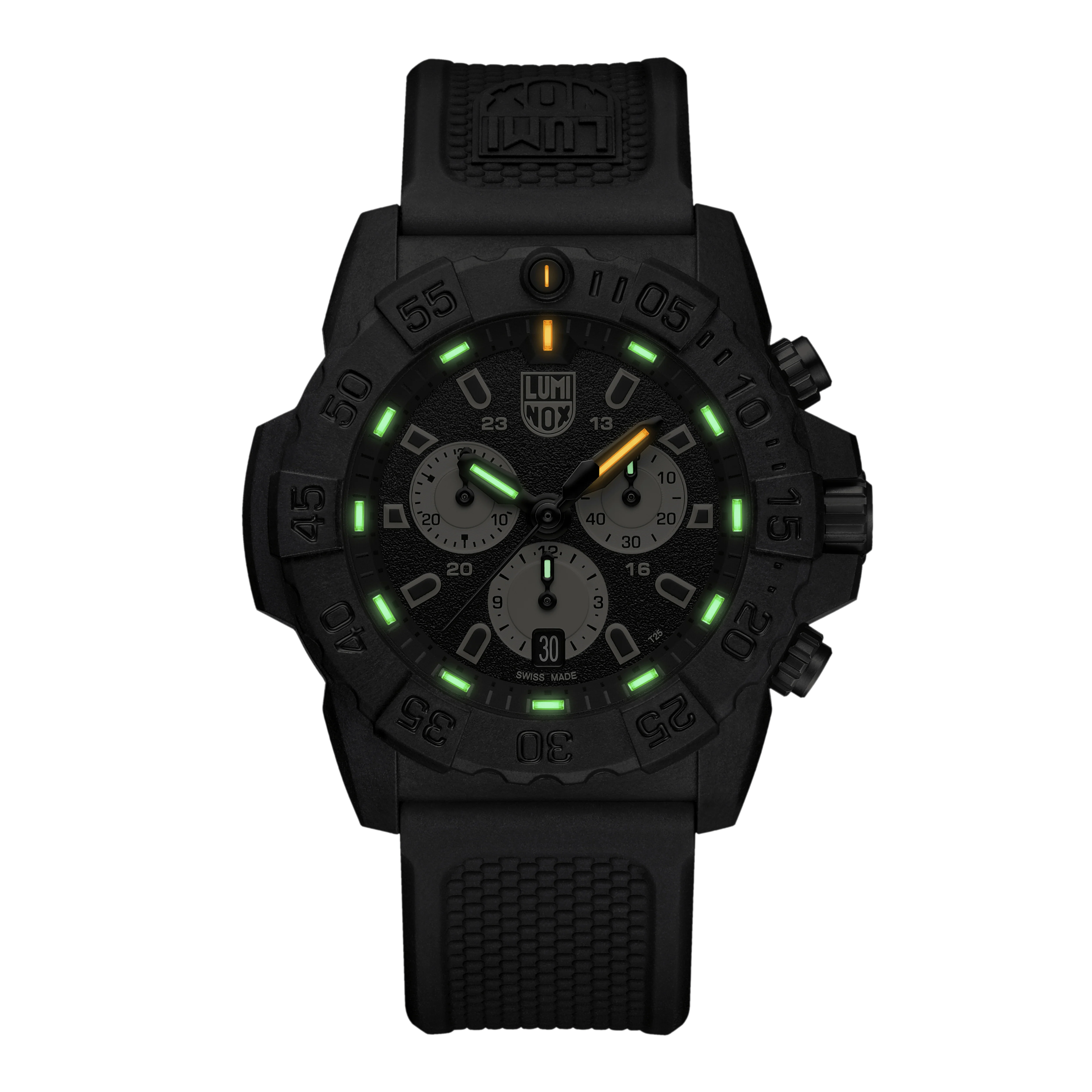 Luminox Navy SEAL Chronograph 45mm Taucheruhr Schwarz