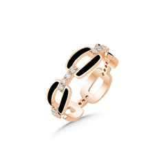 Gelbgold-Ring mit Diamanten - YZ0002779