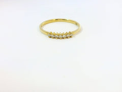 Bague de fiançailles Linden en or jaune 18 carats 750 millièmes et diamants - YZ0003312