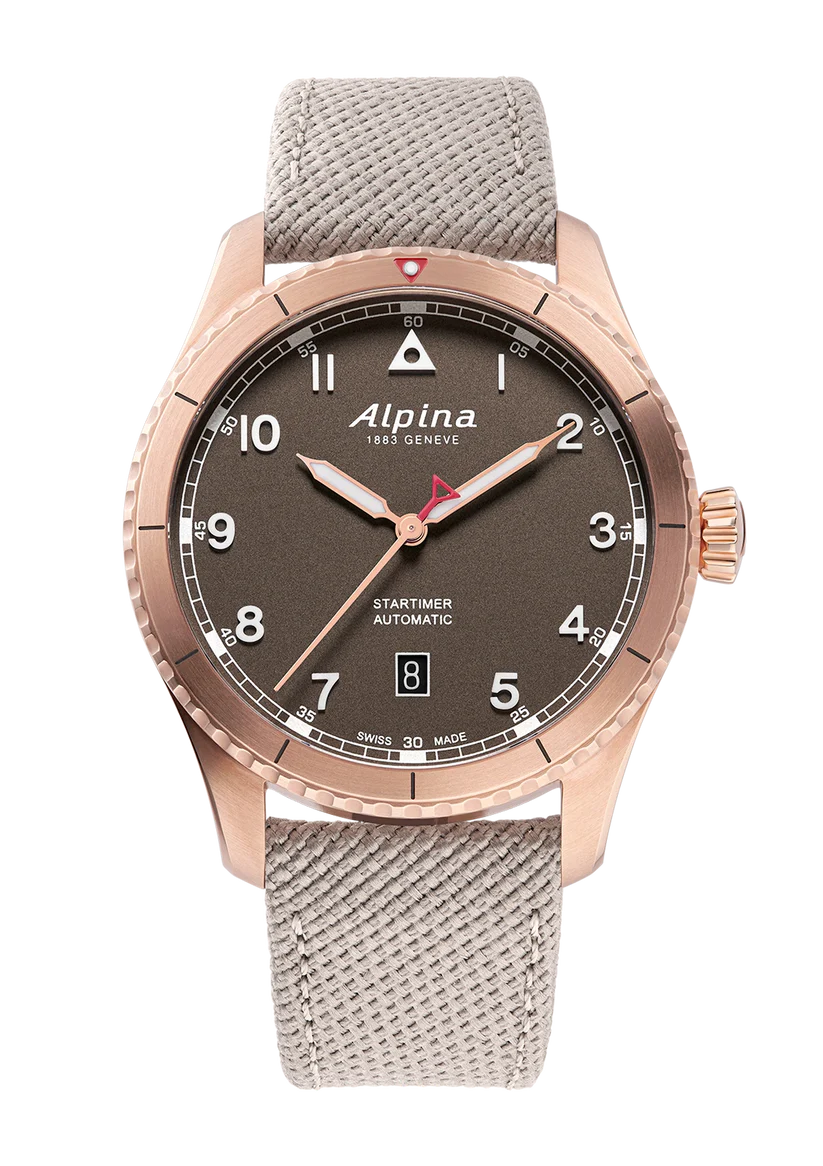 Alpina Startimer Pilot Automatic 41mm Unisexuhr - AL-525BR4S24