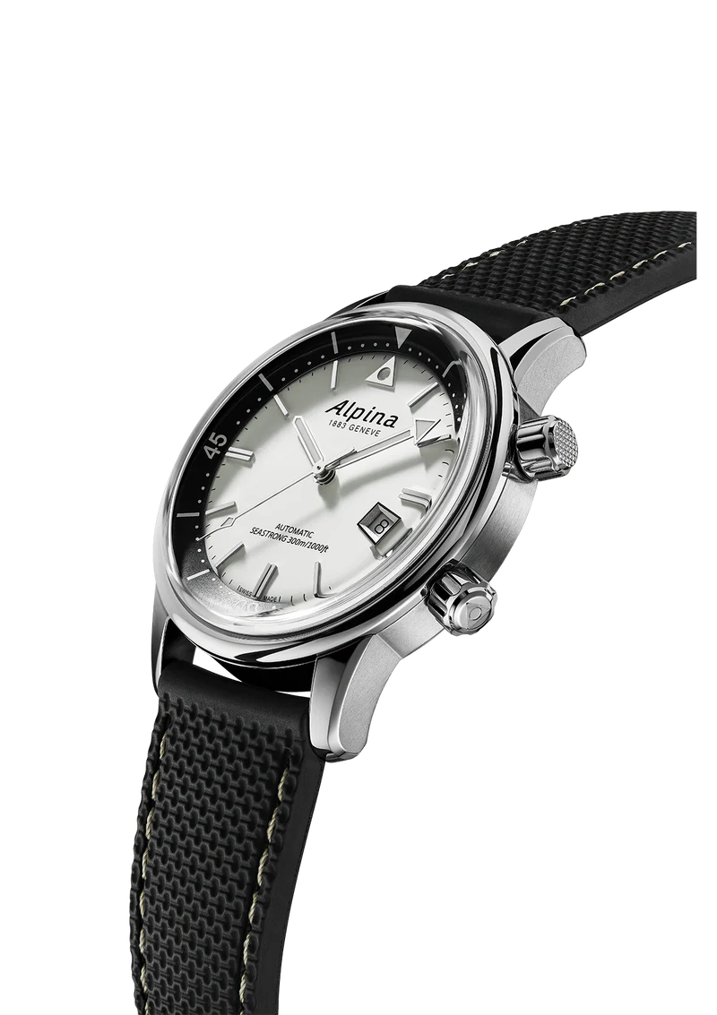 Alpiner Seastrong Diver Heritage Silber Herrenuhr - AL-525S4H6