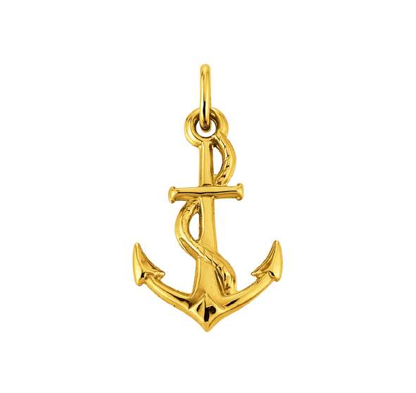 Anhänger Anker aus 750 Gelbgold - 1156.08892/0001