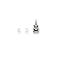 Anhänger Gold 750 Weiss Bär – 1256.08440/0001