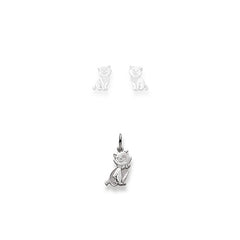 Anhänger Gold 750 Weiss Katze – 1256.05692/0001