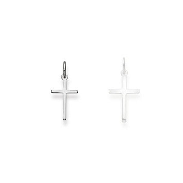 Anhänger Gold 750 Weiss Kreuz – 1258.02230/0001