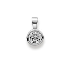 Anhänger Gold 750 Weiss Zirkonia – 1251.07310/0001