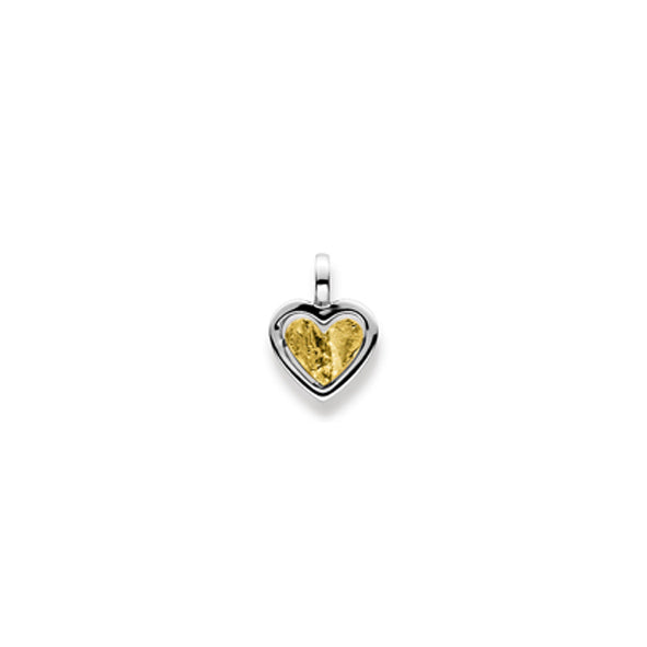 Anhänger Herz Gelbgold-Weissgold 750 Gold - 1556.08709/0002