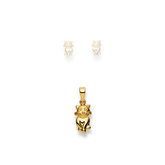 Anhänger Katze aus 750 Gelbgold - 1156.08439/0001