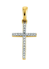 Anhänger Kreuz aus 750 Gelbgold - 1158.03522/0002