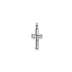 Anhänger Kreuz Weissgold 20 mm 750 Weissgold - 1258.02992/0003