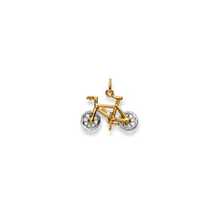 Anhänger Mountain Bike Bicolor Gelbgold-Weissgold 750 Gold - 1556.07235/0004