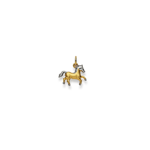 Anhänger Pferd Bicolor Gelbgold-Weissgold 750 Gold - 1556.08544/0001