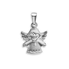 Anhänger Silber 925 weiss Engel poliert/sandmatt rhodiniert – 6258.03511/0001