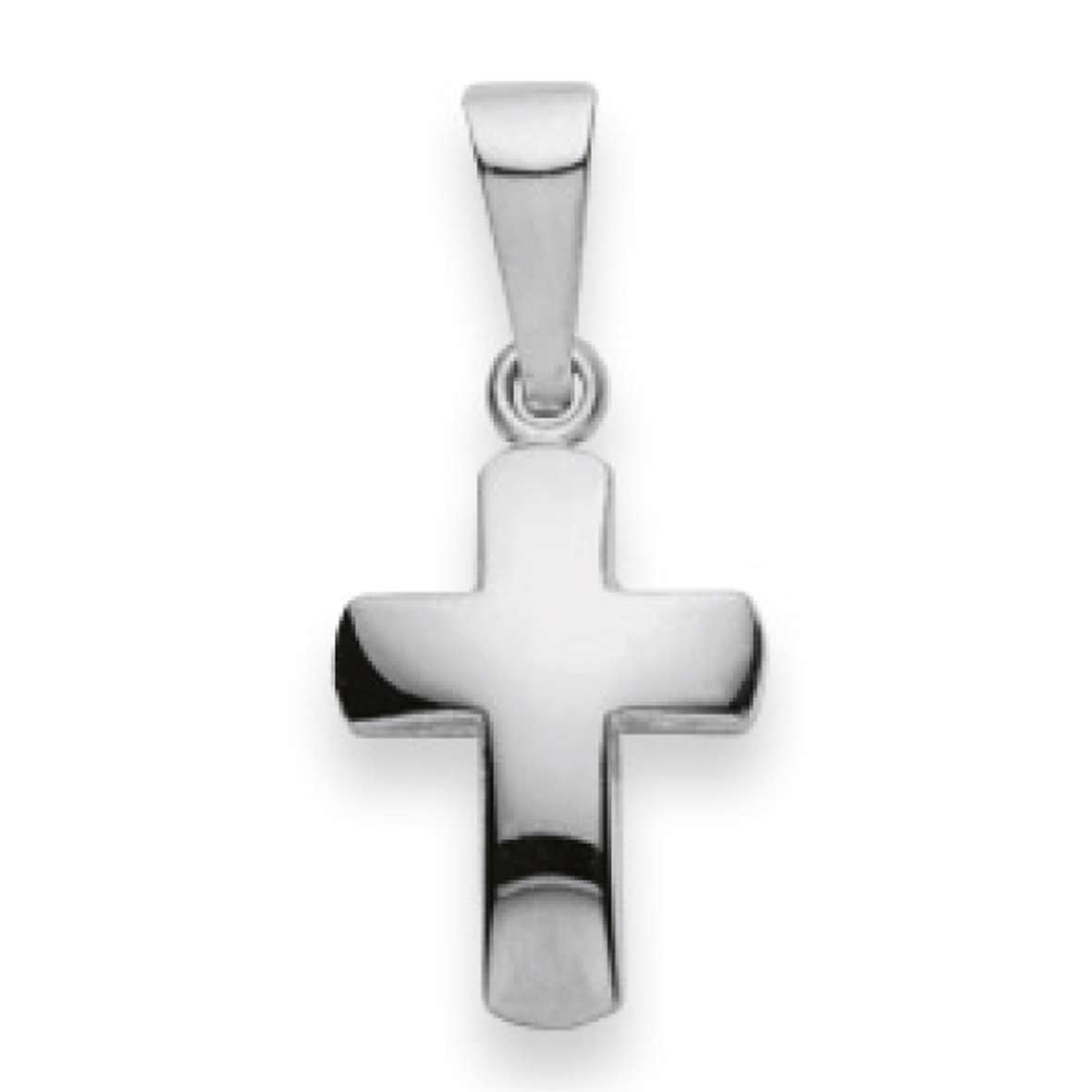 Anhänger Silber 925 weiss Kreuz poliert rhodiniert – 6258.02642/0001