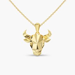 Anhänger Sternzeichen Stier Gelbgold 585 Gold - 58-00231